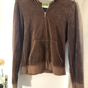 Juicy Couture zip up terry hoodie